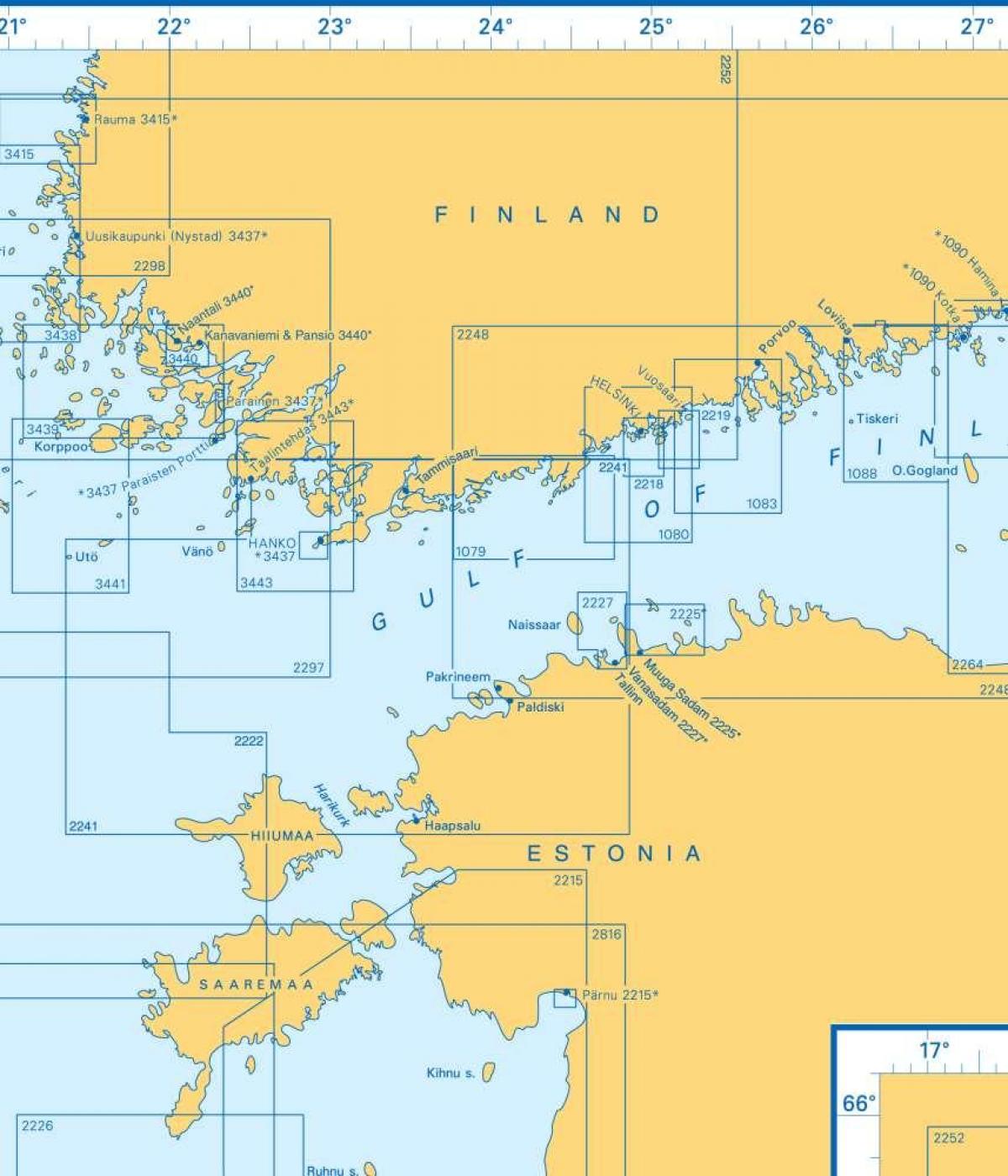 Finlandiya haritası Körfez 